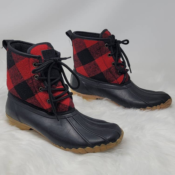 Chooka Eastlake Ankle Rain Duck Boots Size 8 - Picture 2 of 7